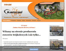 Tablet Screenshot of kamrad.pl